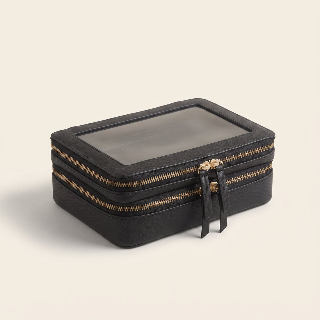 Transparent Makeup Case — Noir — 1