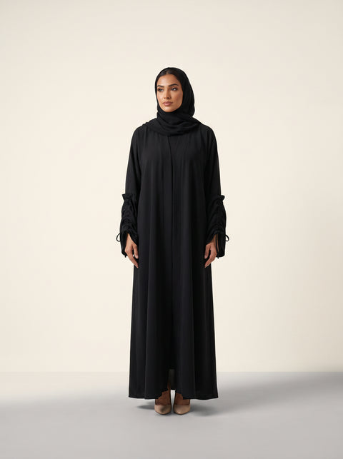 Malaysia Dubai Open Abaya — Noir