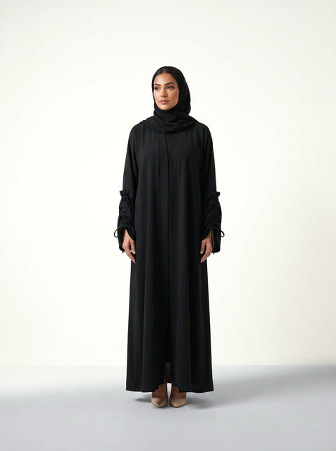 Malaysia Dubai Open Abaya — Noir