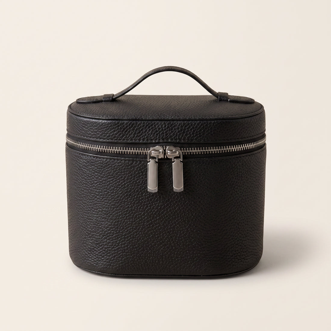 Barrel Makeup Bag — Noir — 1