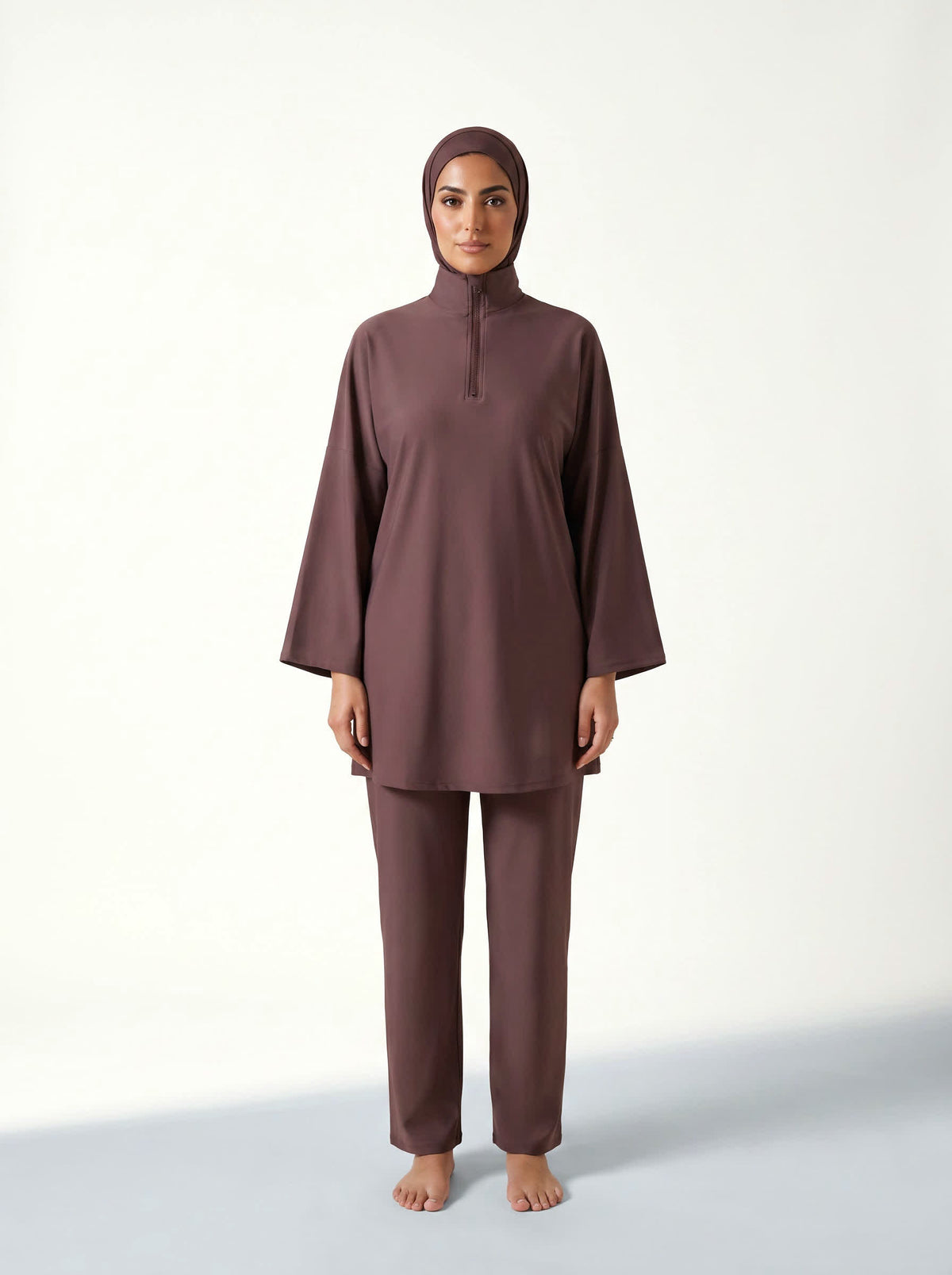 Willson Modest Burkini — Burgundy — 1
