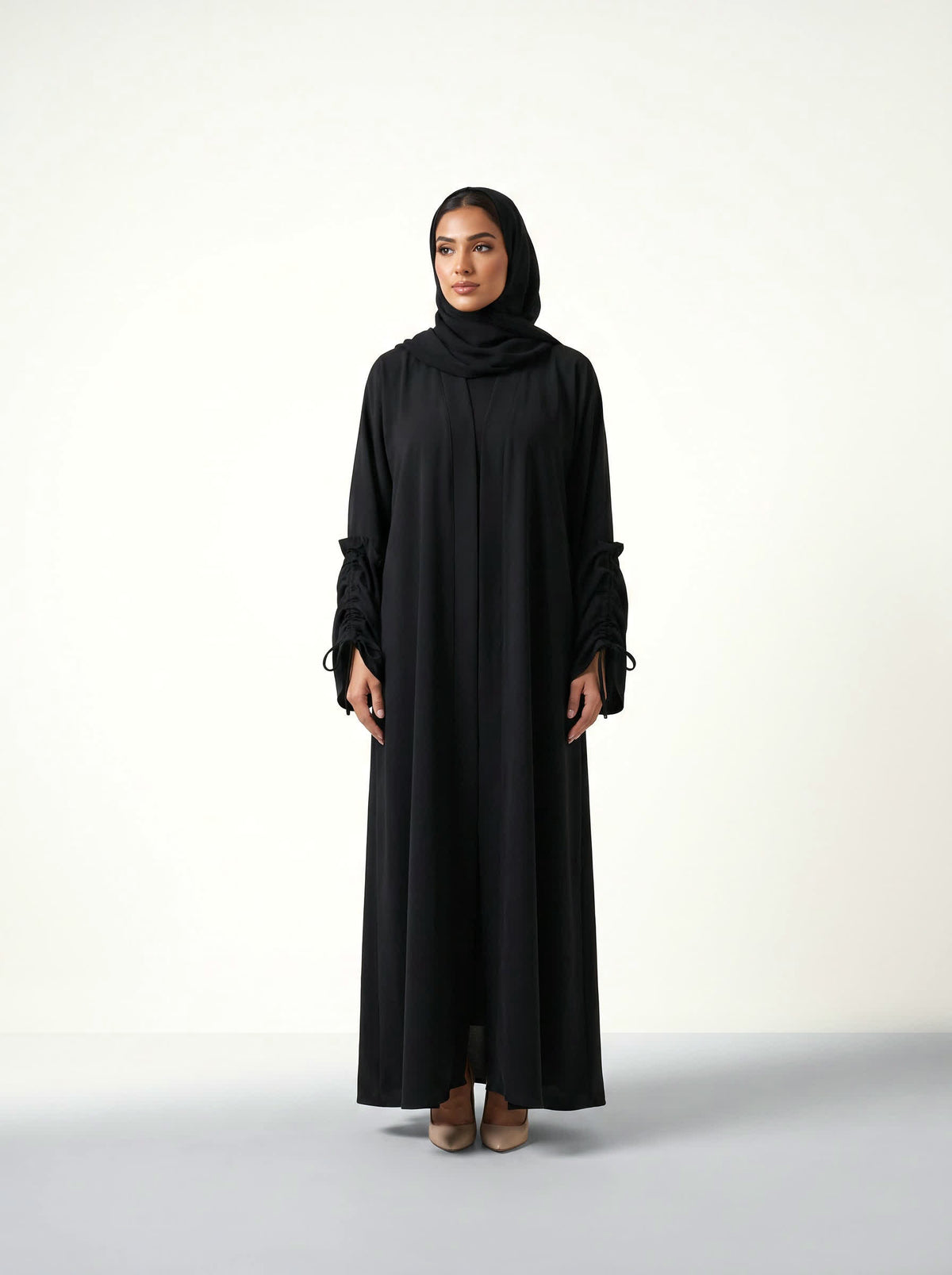 Malaysia Dubai Open Abaya — Noir — 1