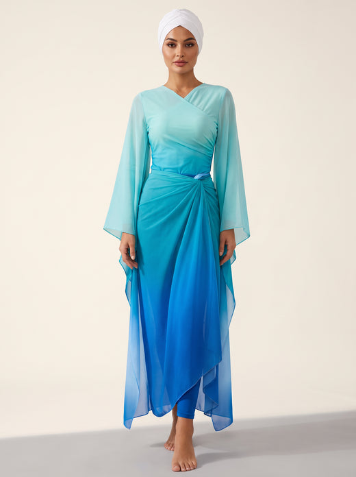 Modest Muslim Burkini — Lake Blue