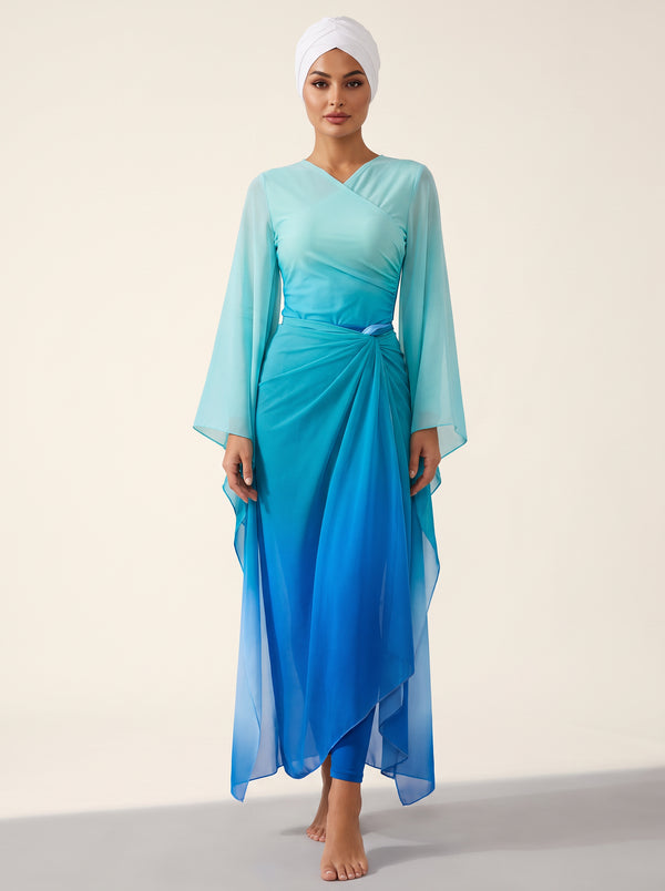 Modest Muslim Burkini — Lake Blue
