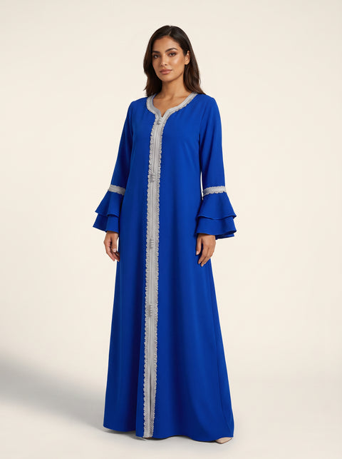 Temperament Floor Robe — Blue