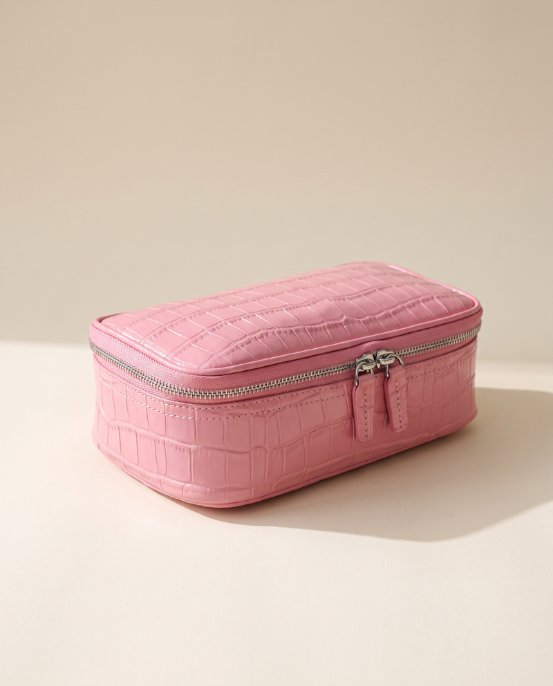 The Amira Pouch — Sakura Pink