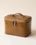 The Amira Vanity — Caramel, three-quarter view · Elirati