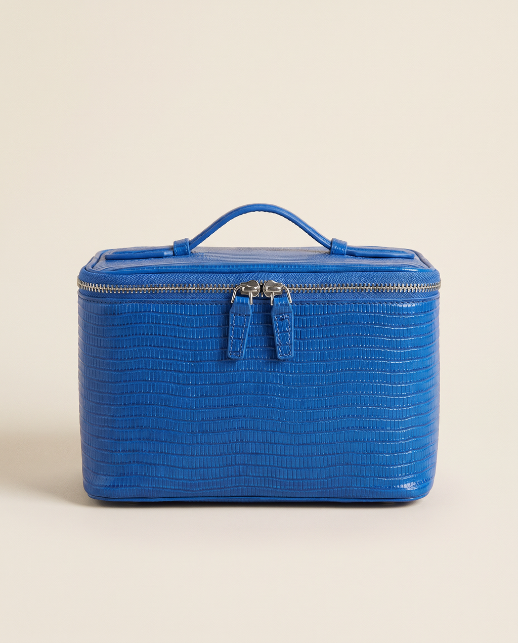 The Amira Vanity — Klein Blue, front view · Elirati
