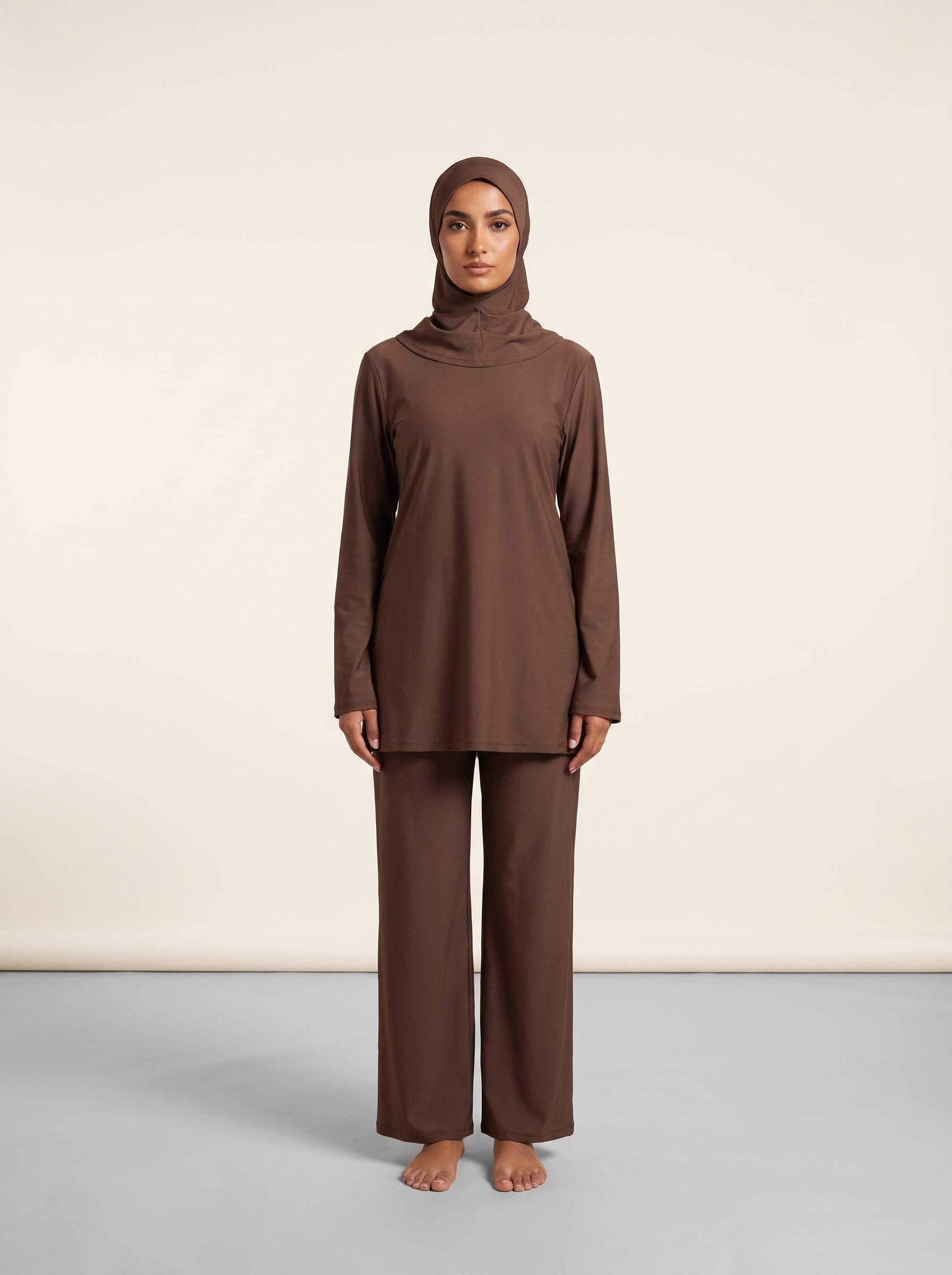 Willson Stylish Burkini — Brown — 1