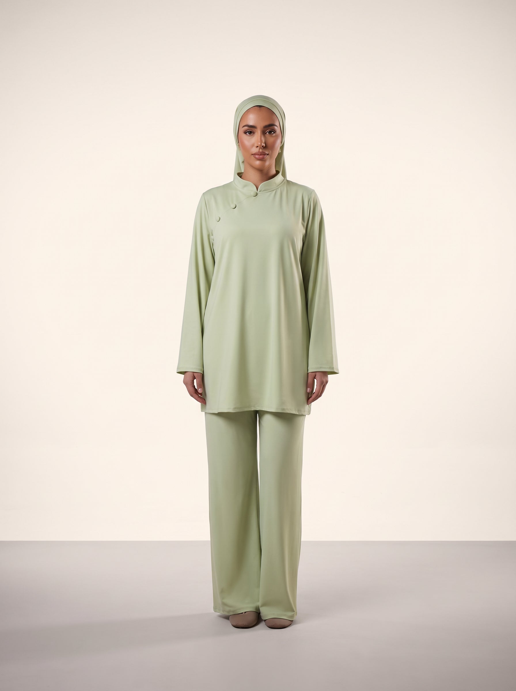 Willson Stylish Burkini — Green — 1
