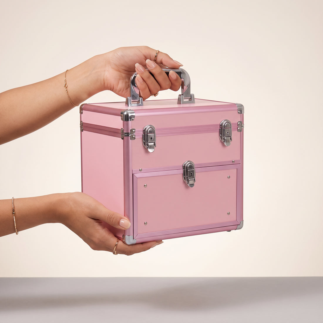 Mini Nail Travel Box — Pink — 2