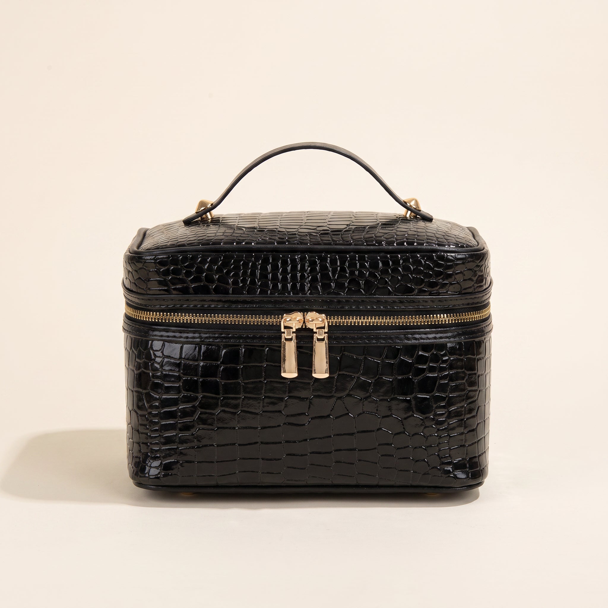 Vintage Croc Beauty Case — Noir — 1