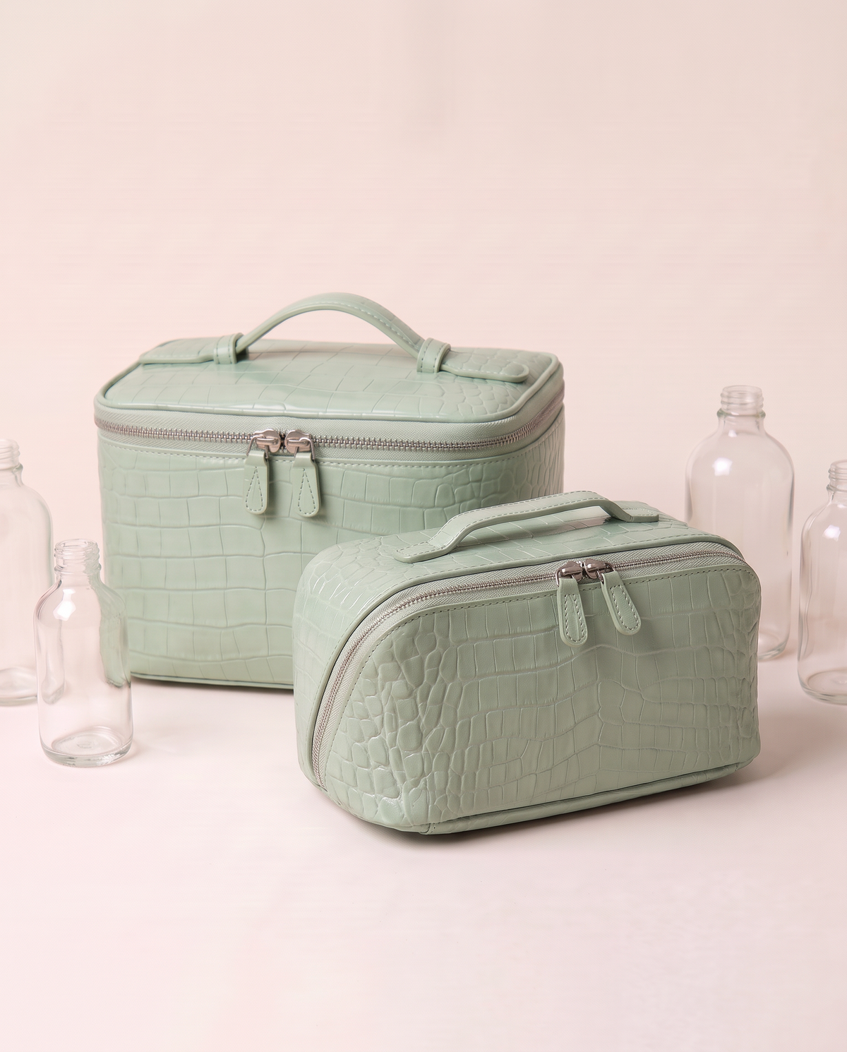 The Amira Covers — Pistachio, with the Amira Vanity in Pistachio · Elirati · 2026-10b