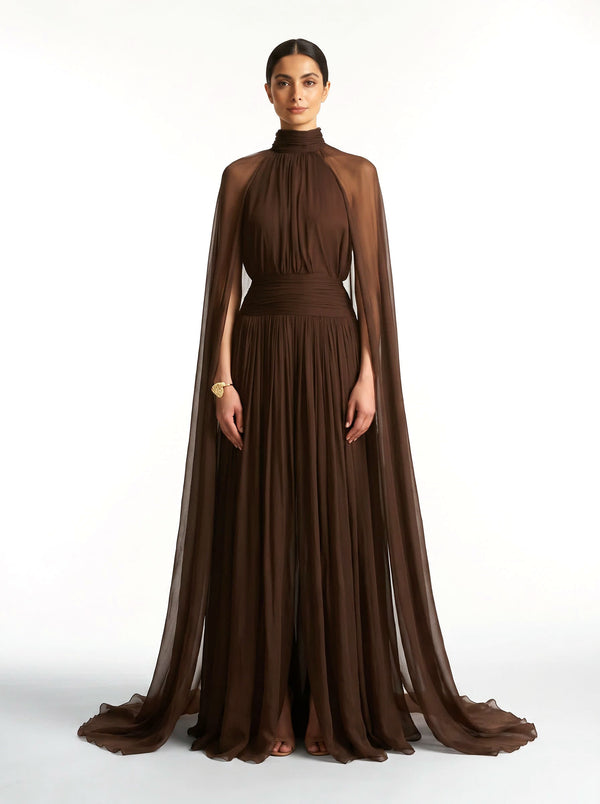 Dubai Spring Summer Abaya — Brown